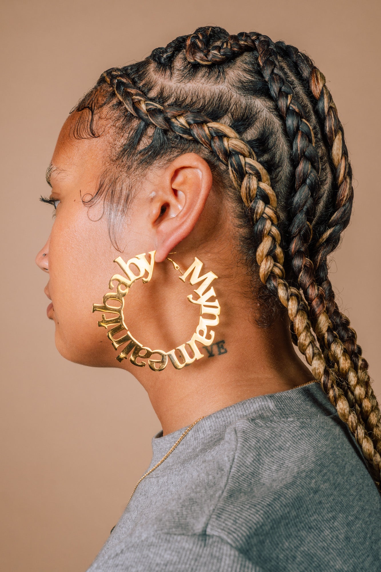 My name ain't baby Hoop Earrings