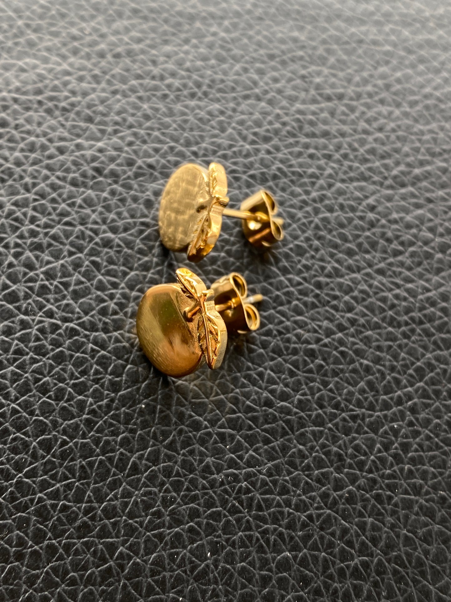 Orange Stud Earrings