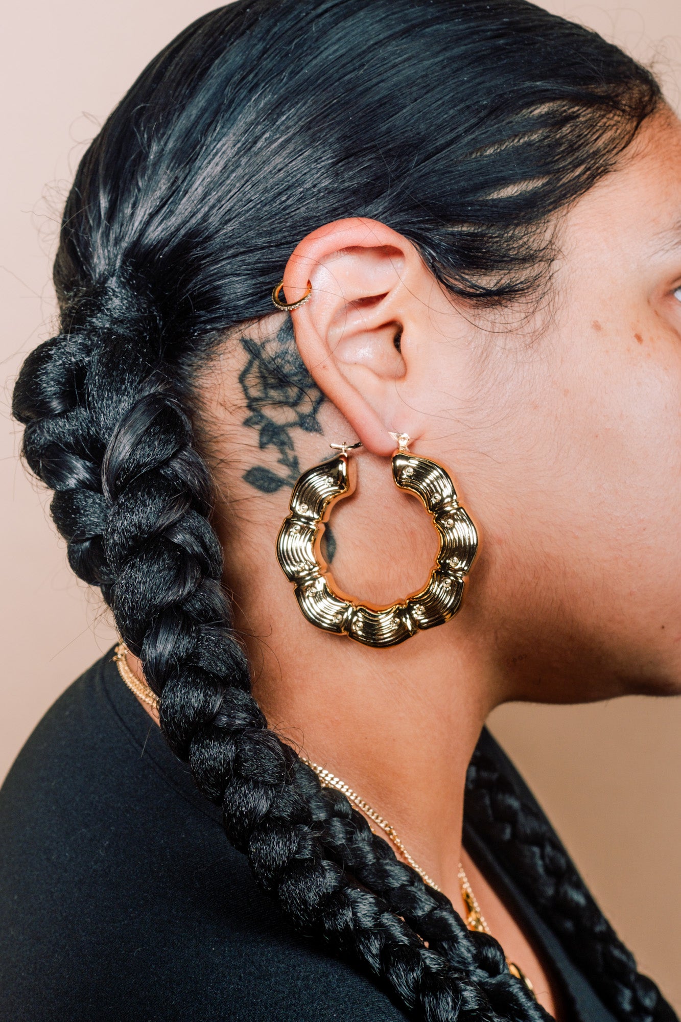 Tierra Hoop Earrings