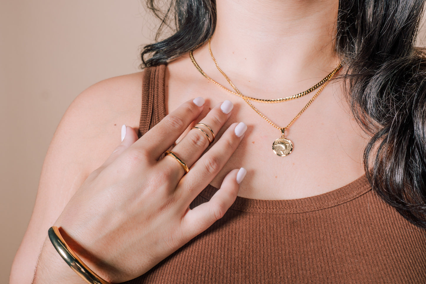 Thick Open Cuff Bracelet