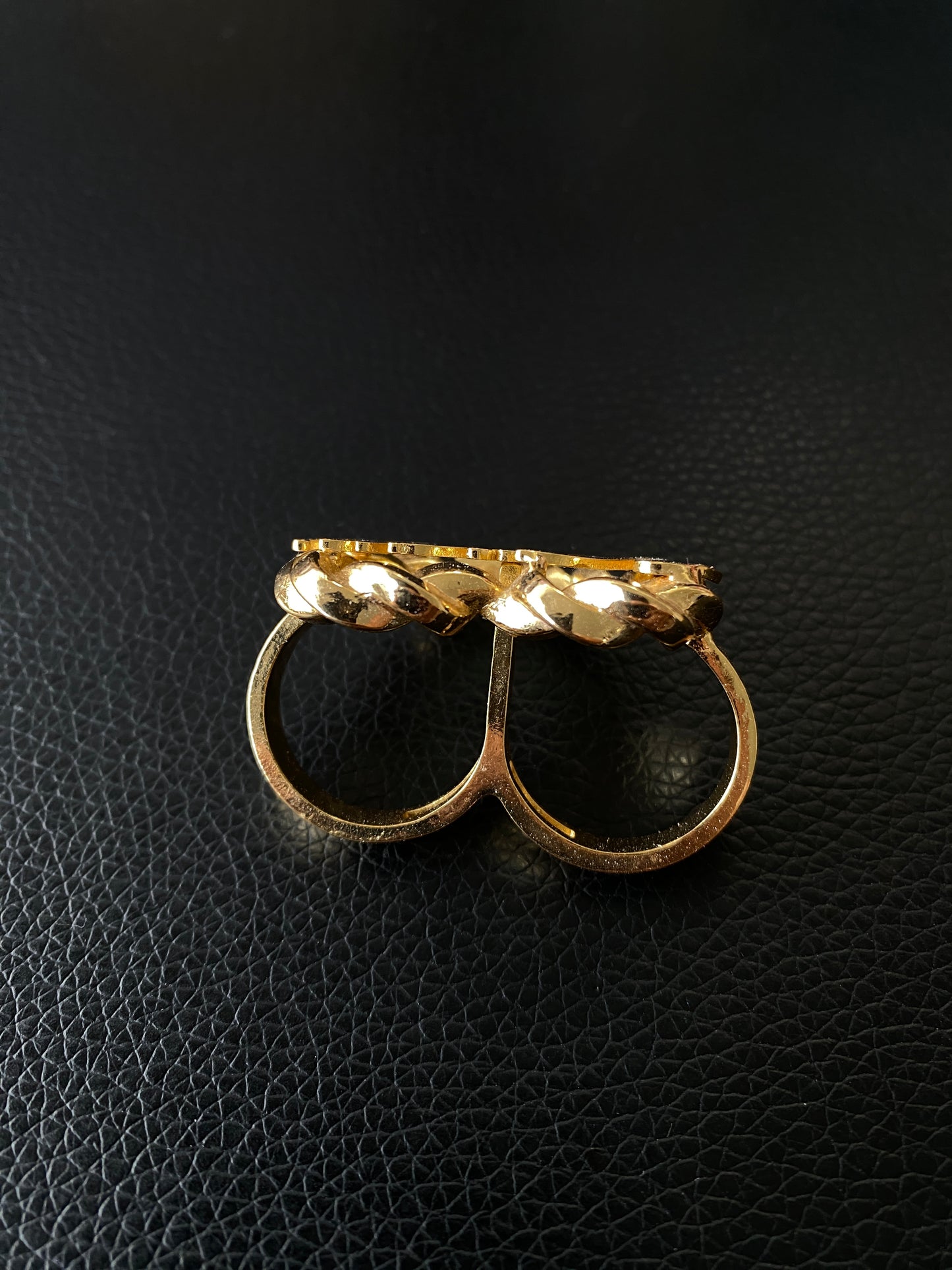 Custom Heart Double Ring