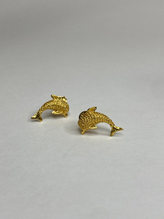 Dolphin Stud Earrings
