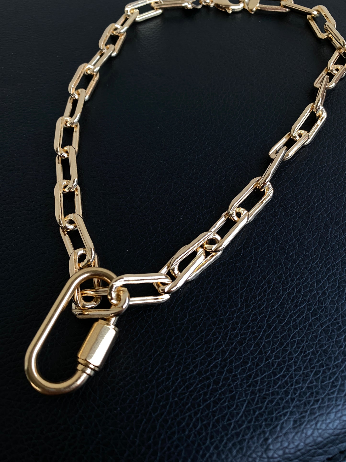Lock and Chain Necklace