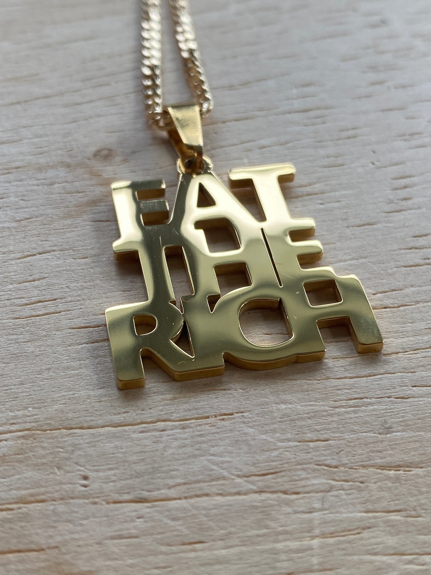 Eat the Rich Necklace