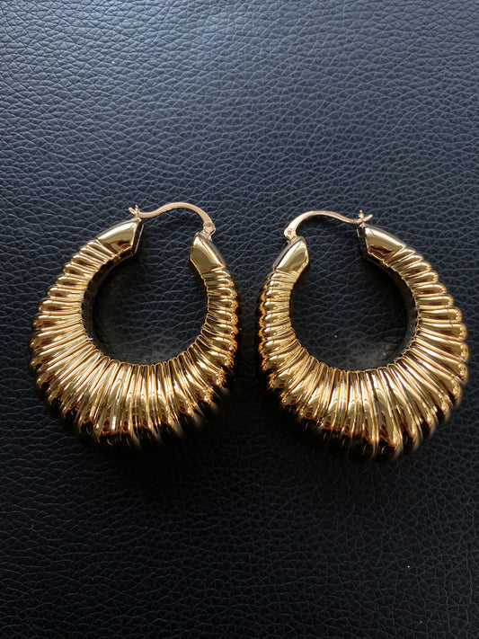 Chonga Hoop Earrings