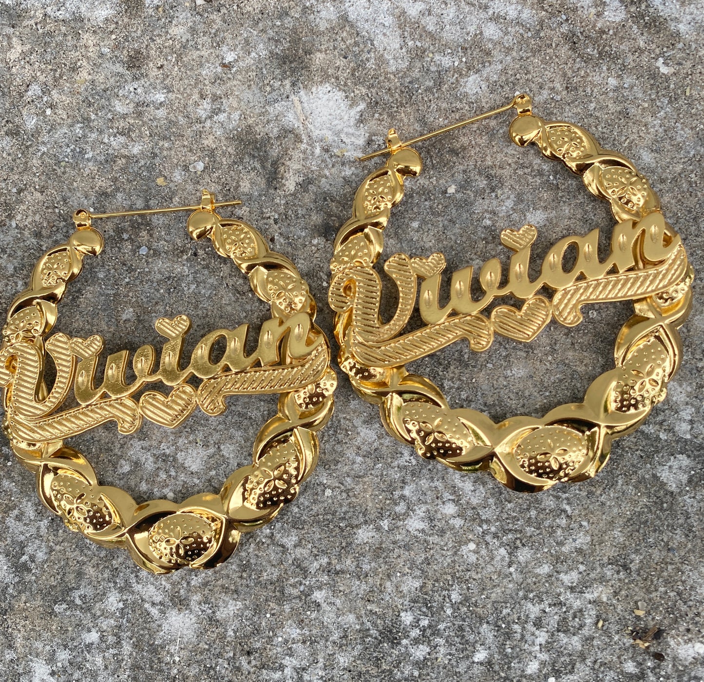 Door Knocker Hoop Earrings