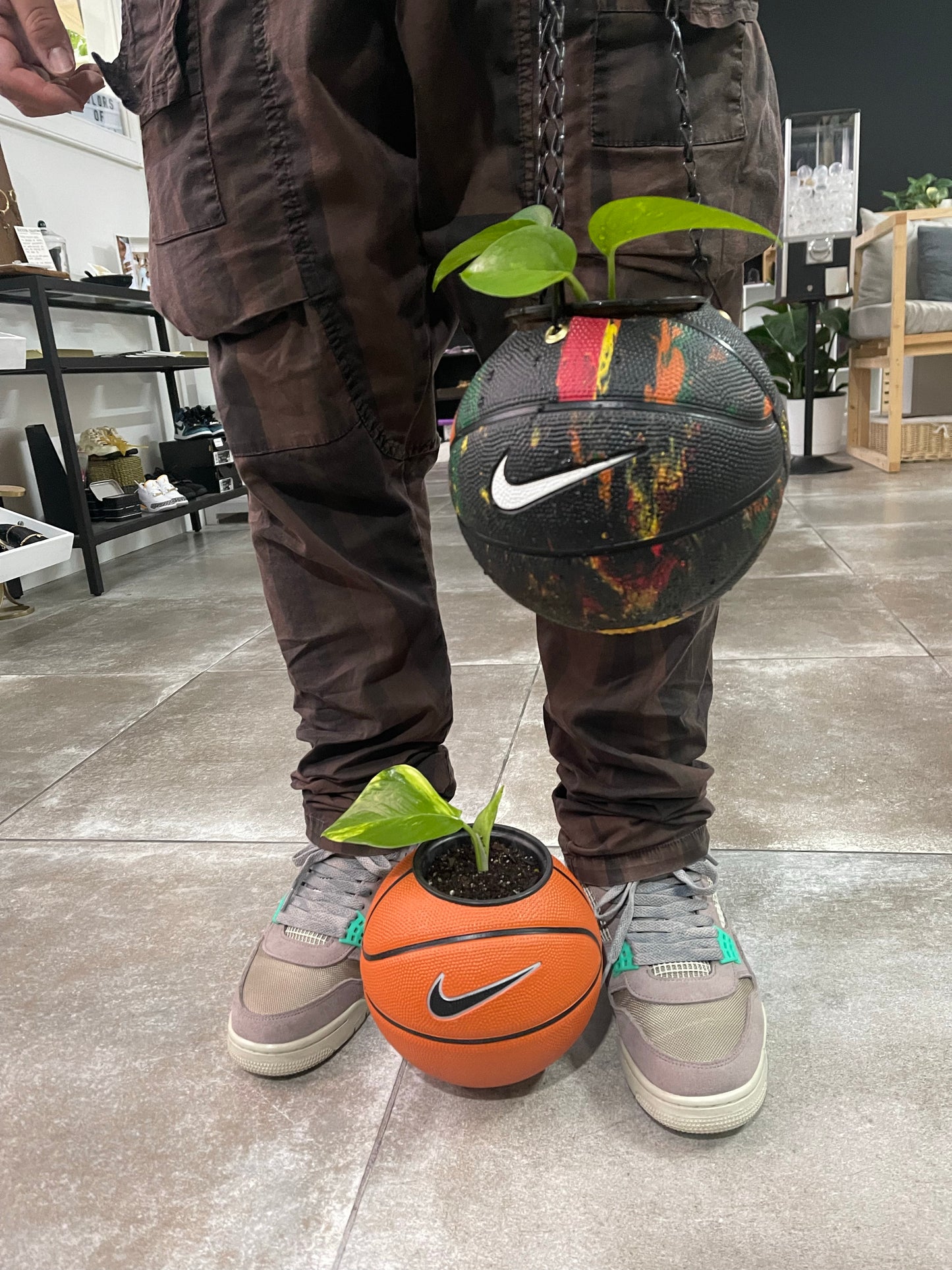 Mini  Basketball Planter