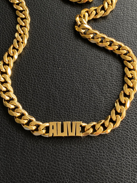 Choker Nameplate Necklace