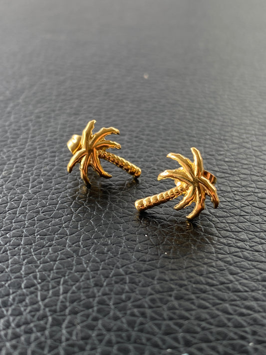 Palm tree Stud Earrings