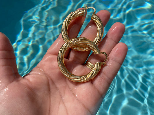 Throne Hoop Earrings